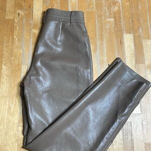 Wilfred Melina high waisted vegan leather pants